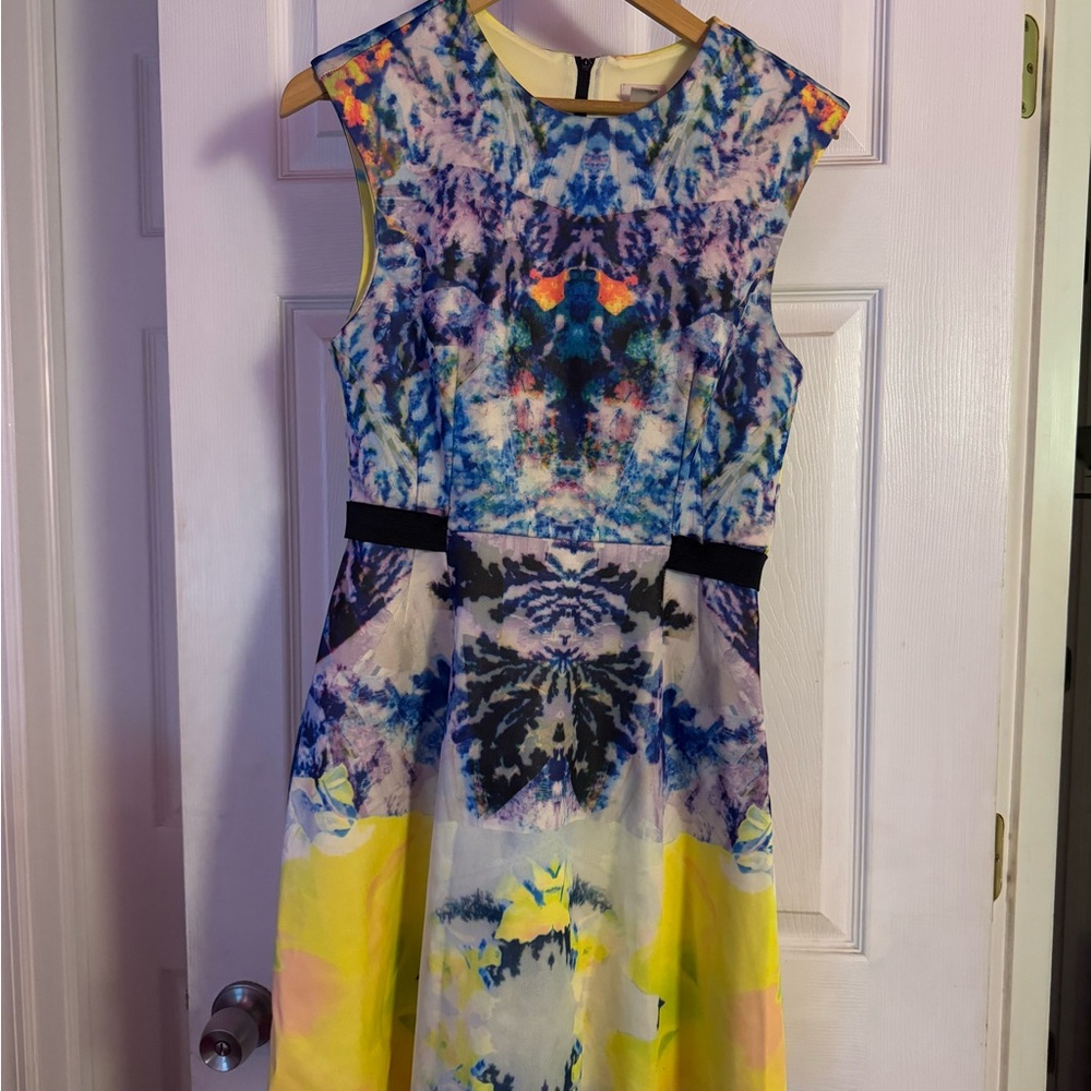 H&M Multicolor Abstract Dress